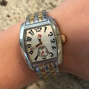 Michele gold/silver watch